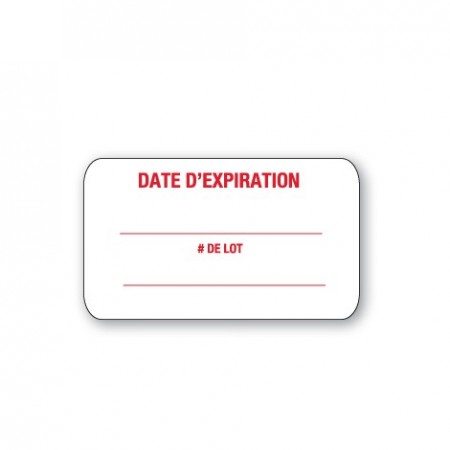 EXPIRY DATE / LOT NUMBER