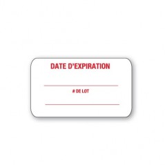DATE D'EXPIRATION / NO DE LOT
