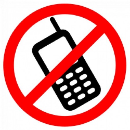 CELL PHONES PROHIBITED