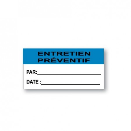 ENTRETIEN PRÉVENTIF