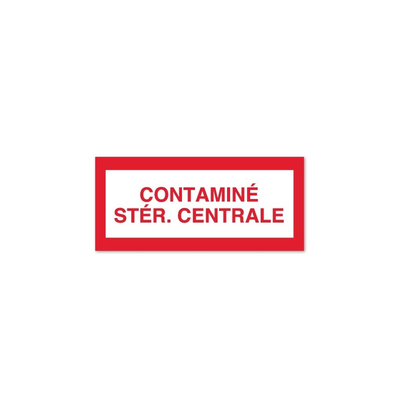CONTAMINATED - STER. CENTRAL