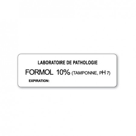 LABORATOIRE DE PATHOLOGIE - FORMOL 10 %