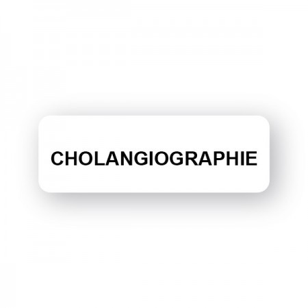 CHOLANGIOGRAPHIE