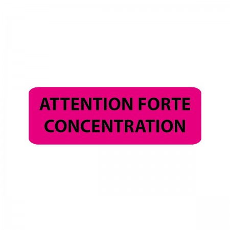 ATTENTION FORTE CONCENTRATION