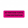 ATTENTION FORTE CONCENTRATION