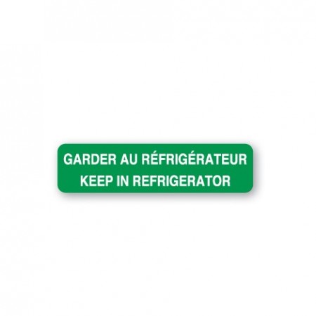 GARDER AU RÉFRIGÉRATEUR - KEEP IN REFRIGERATOR