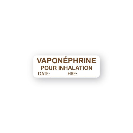 VAPONÉPHRINE POUR INHALATION