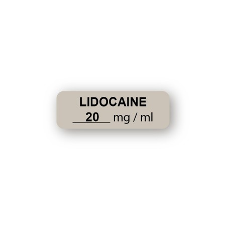 LIDOCAINE 20 mg/ml