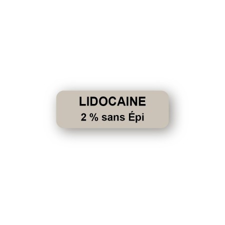 LIDOCAINE 2% without Epi
