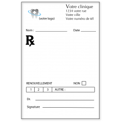 CARNET DE PRESCRIPTION