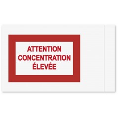 CAUTION HIGH CONCENTRATION