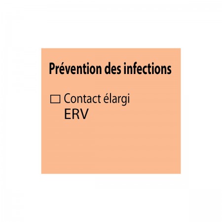 PRÉVENTION DES INFECTIONS - CONTACT ÉLARGI ERV