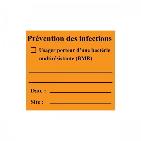 PRÉVENTION DES INFECTIONS - USAGER PORTEUR D'UNE BACTÉRIE MULTIRÉSISTANTE (BMR)