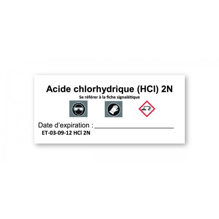 HYDROCHLORIC ACID (HCl) 2N