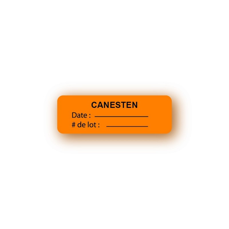CANESTEN - DATE / NUMÉRO DE LOT