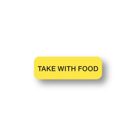 TAKE WITH FOOD
