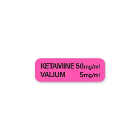 KETAMINE 50mg/ml VALIUM 5 mg/ml