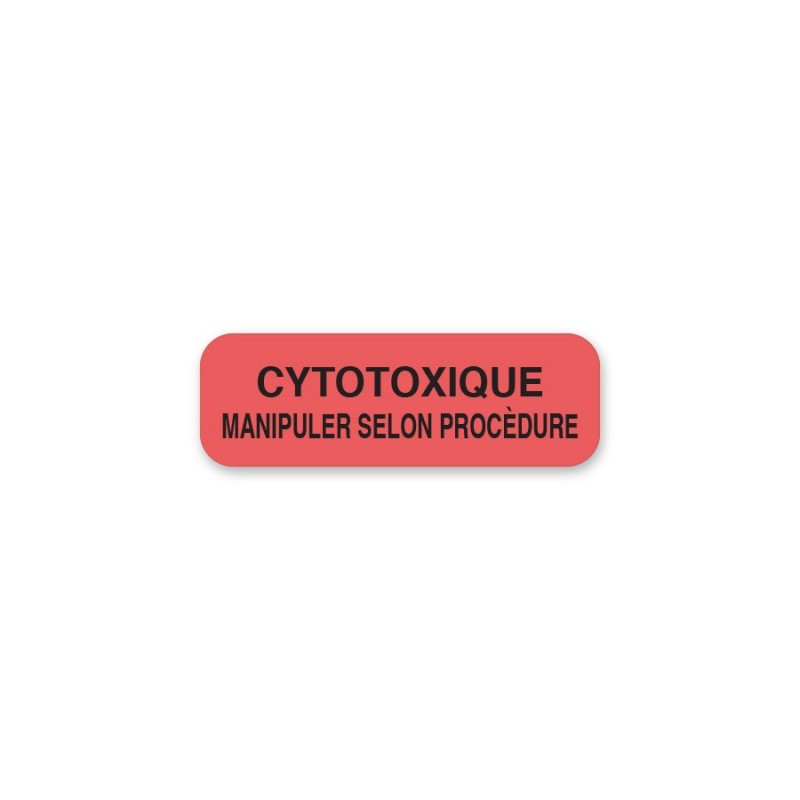CYTOTOXIQUE - MANIPULER SELON PROCÉDURE