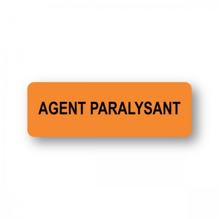 AGENT PARALYSANT