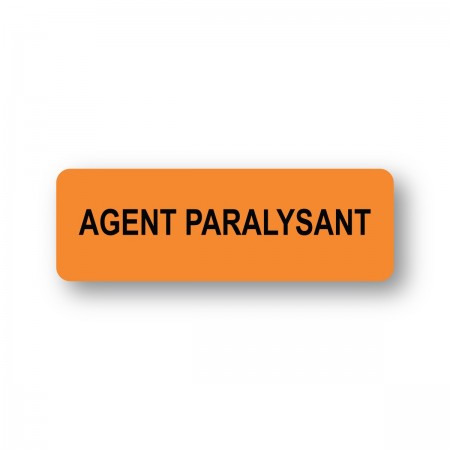 PARALYZING AGENT