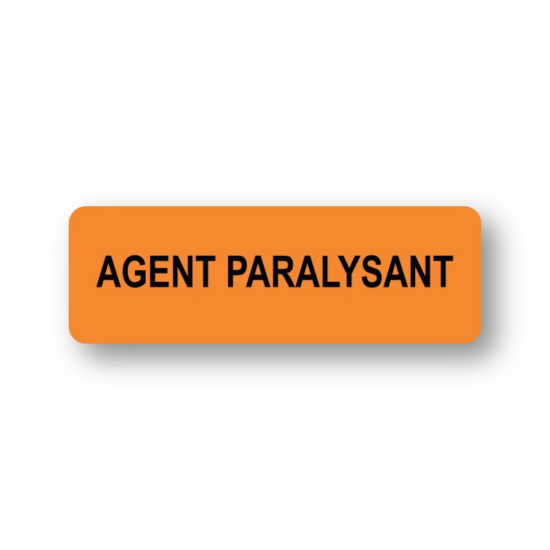 PARALYZING AGENT