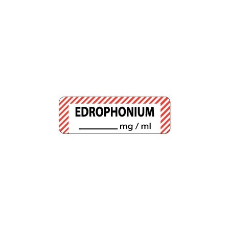 Edrophonium mg/ml