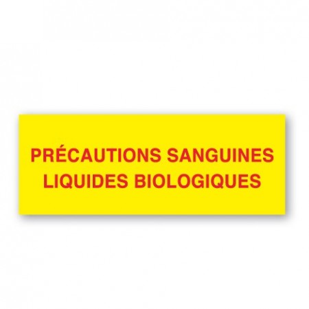 BLOOD PRECAUTIONS - BIOLOGICAL FLUIDS