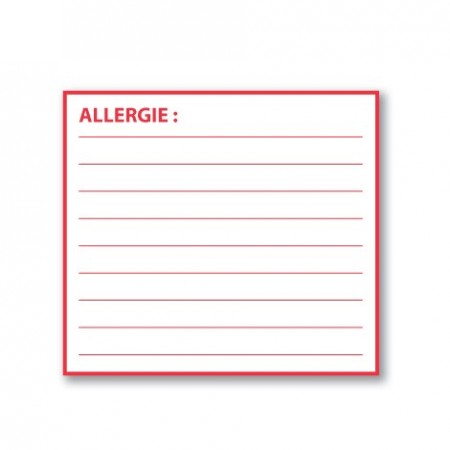 ALLERGIE :