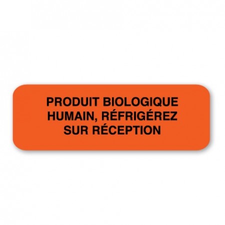 HUMAN ORGANIC PRODUCT, REFRIGERATE ON RECEIPT