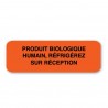 HUMAN ORGANIC PRODUCT, REFRIGERATE ON RECEIPT