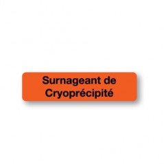 SURNAGEANT DE CRYOPRÉCIPITÉ