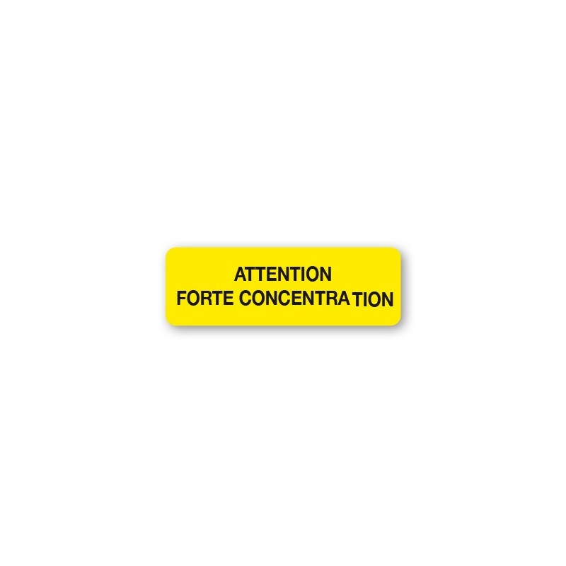 ATTENTION FORTE CONCENTRATION