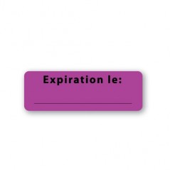 EXPIRATION LE :