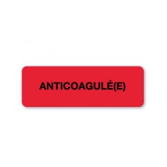 ANTICOAGULÉ(E)