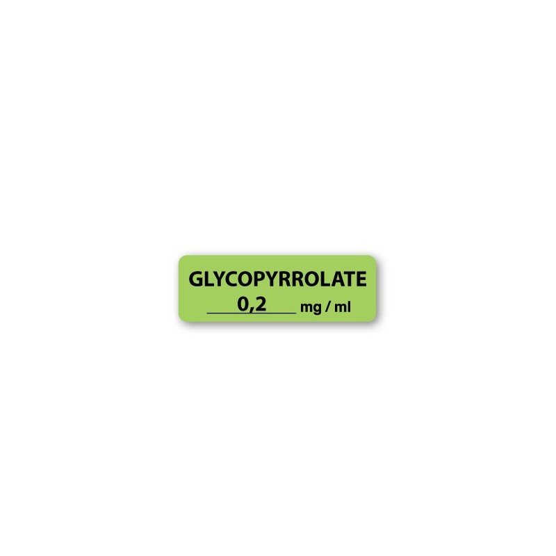 GLYCOPYRROLATE 0.2mg/ml
