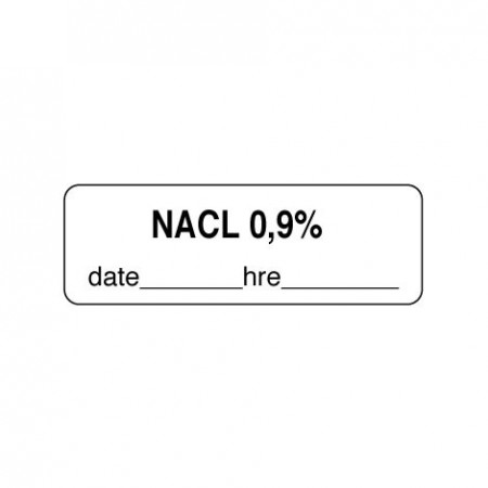 NaCl 0.9% Date __ Time __