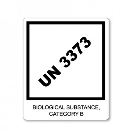 UN 3373 - BIOLOGICAL SUBSTANCE CATEGORY B