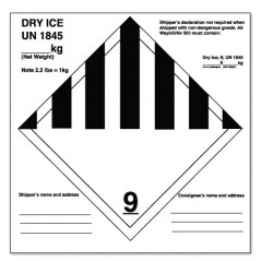 DRY ICE UN 1845 - 9