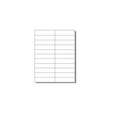 Sheet for laser printer - 22 labels