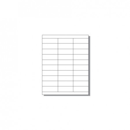 Sheet for laser printer - 30 labels