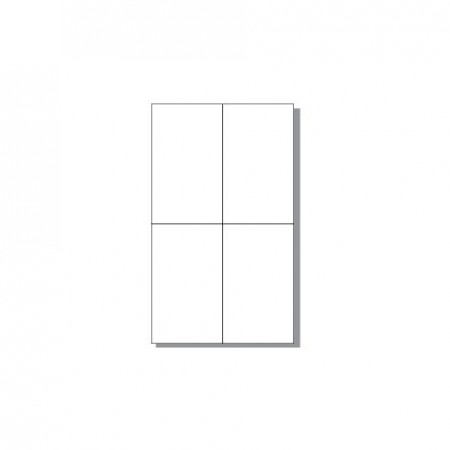 Sheet for laser printer - 4 labels