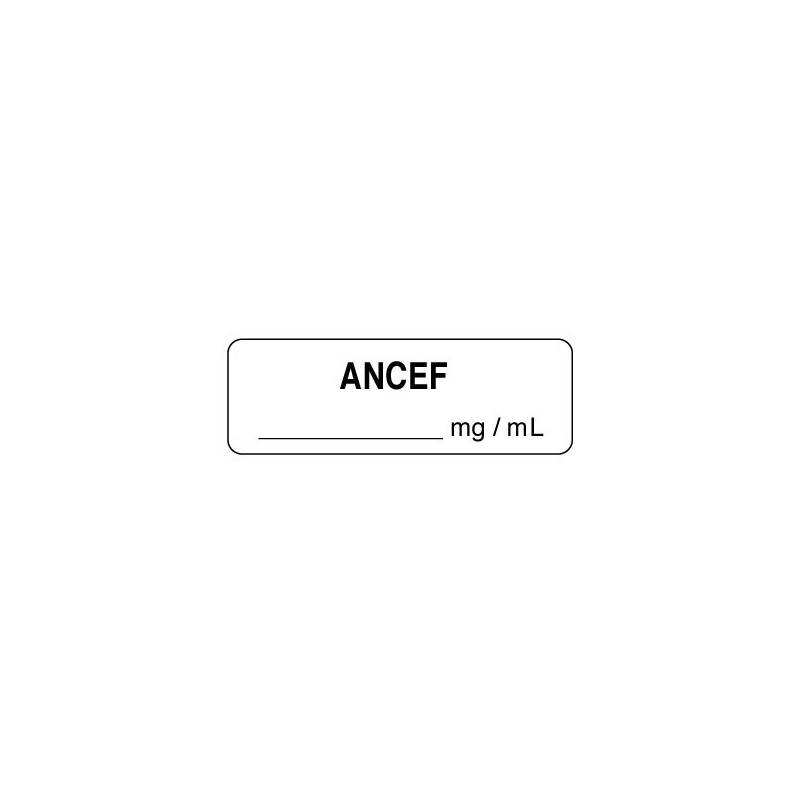 ANCEF  ___ mg/ml