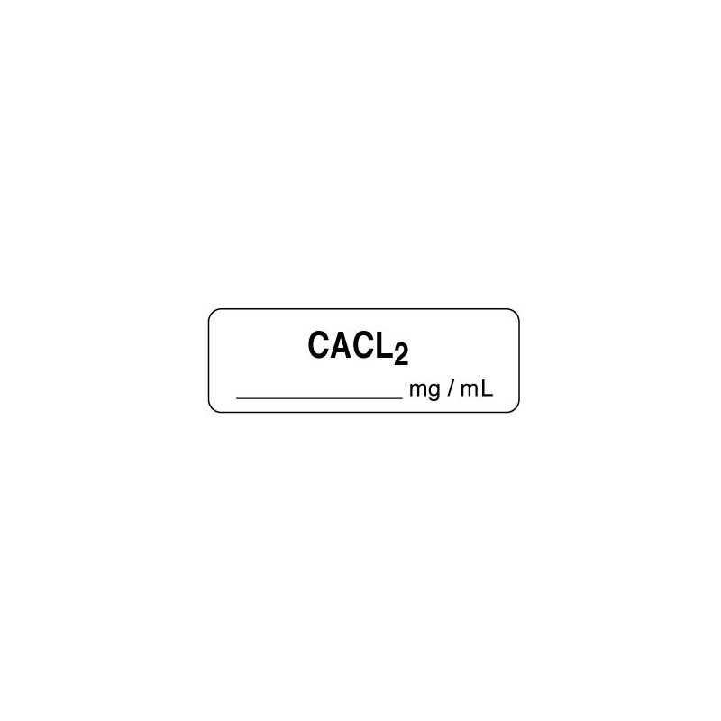 CaCl2 ___ mg/ml