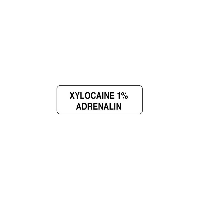 XYLOCAINE 1%, ADRENALIN
