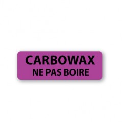 CARBOWAX - DO NOT DRINK