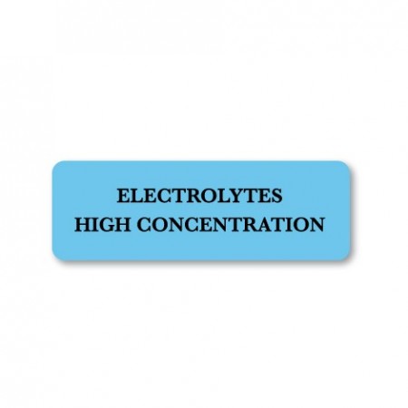 ELECTROLYTES - HIGH CONCENTRATION