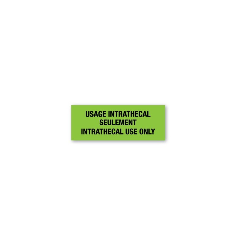 USAGE INTRATHECAL SEULEMENT - INTRATHECAL USE ONLY