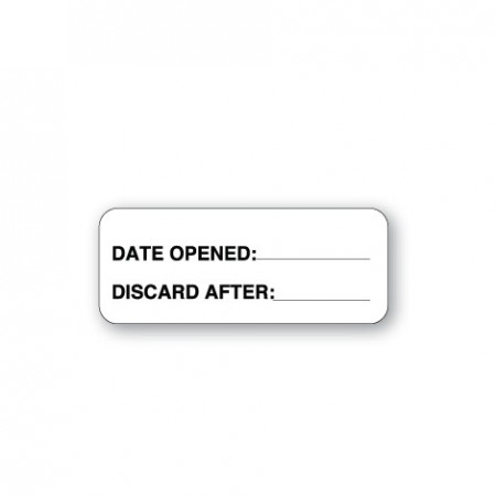 DATE OPENED / DISCARD AFTER